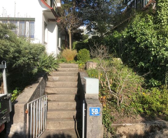 Terrassierung, Privatgarten Zollikon